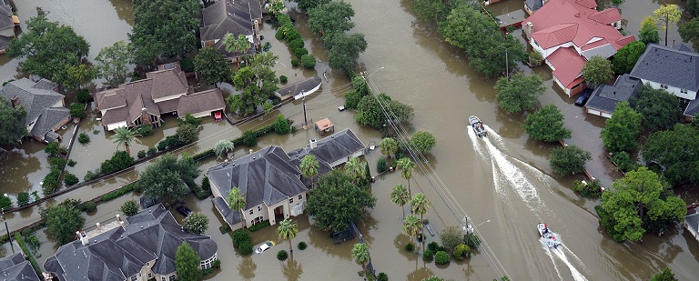 Hurricane Harvey Impacts Ariel view